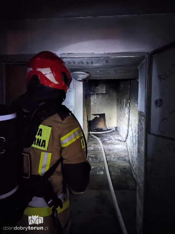 Toruń: pożar przy ul. Rolniczej