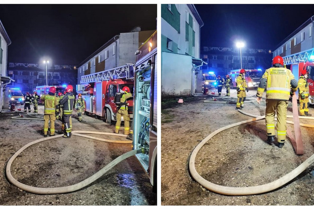 Toruń: pożar przy ul. Rolniczej
