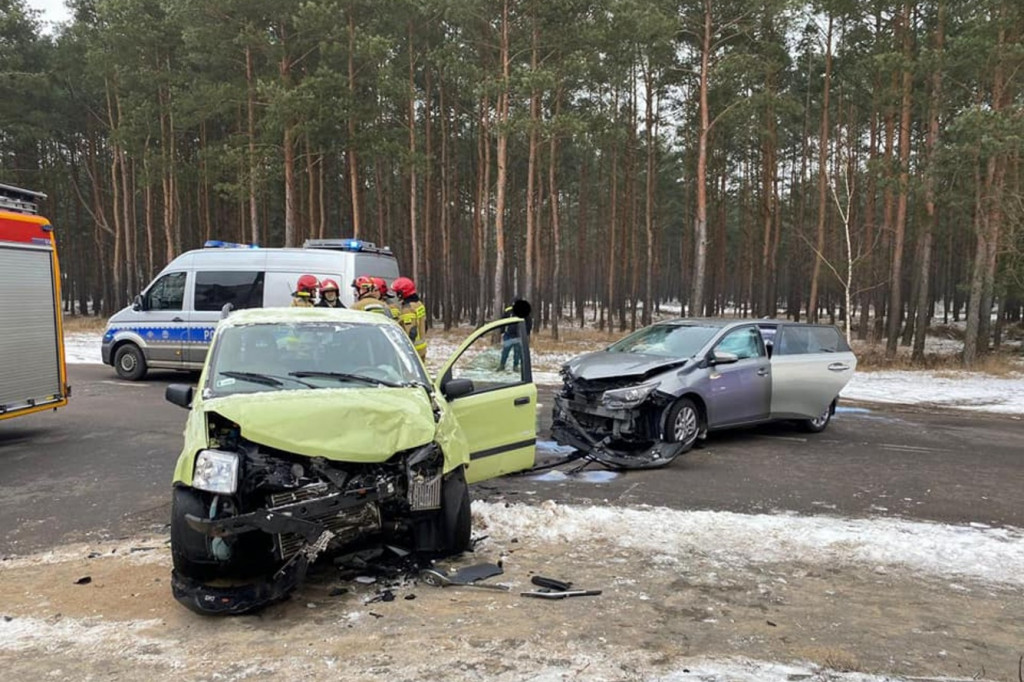 Toruń: zdarzenie drogowe na Wrzosach