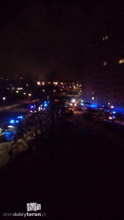 Toruń: pożar mieszkania przy Gagarina