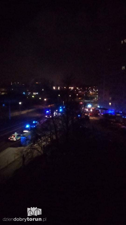 Toruń: pożar mieszkania przy Gagarina