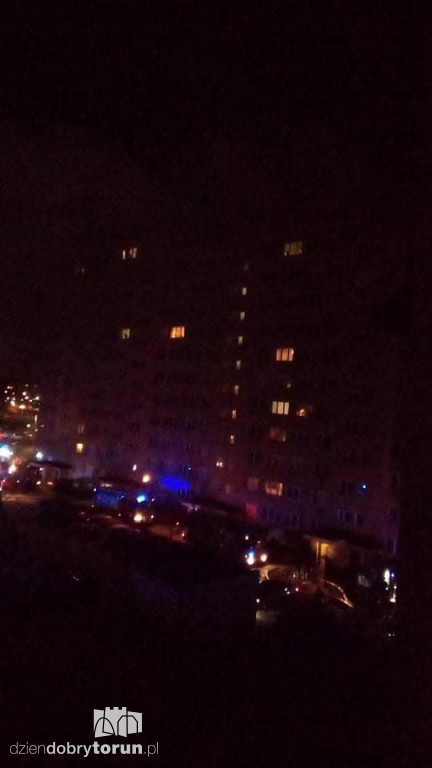 Toruń: pożar mieszkania przy Gagarina