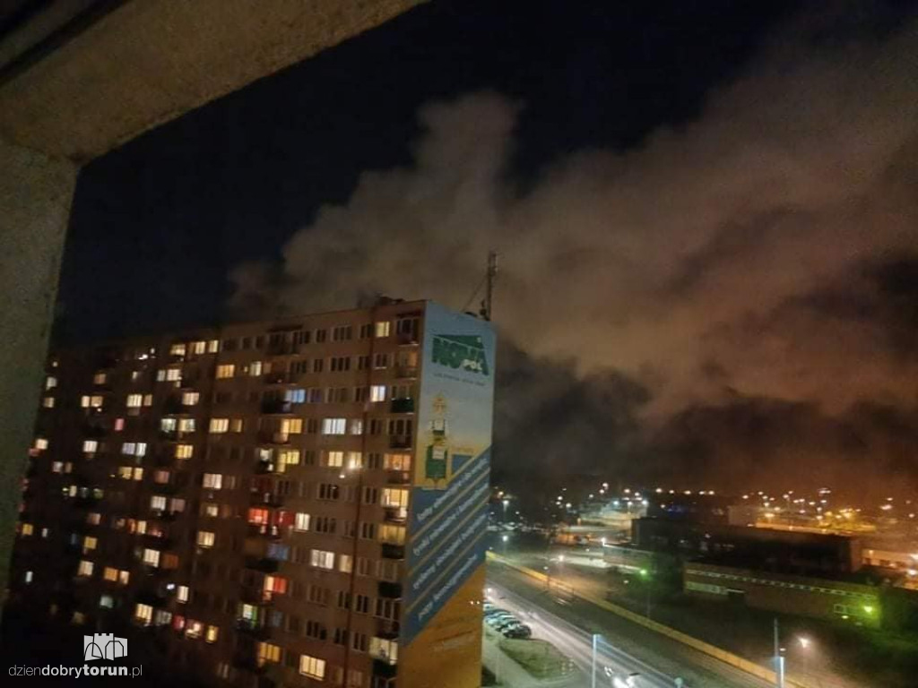 Pożar mieszkania w wieżowcu przy Gagarina