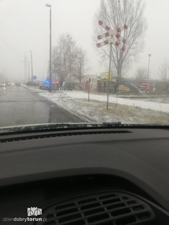 Toruń: kolizja pojazdów przy ul. Równinnej