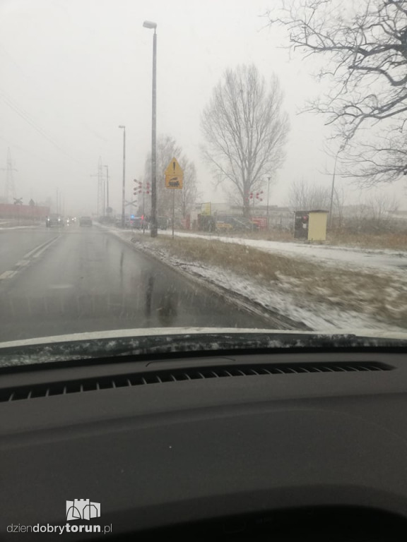 Toruń: kolizja pojazdów przy ul. Równinnej