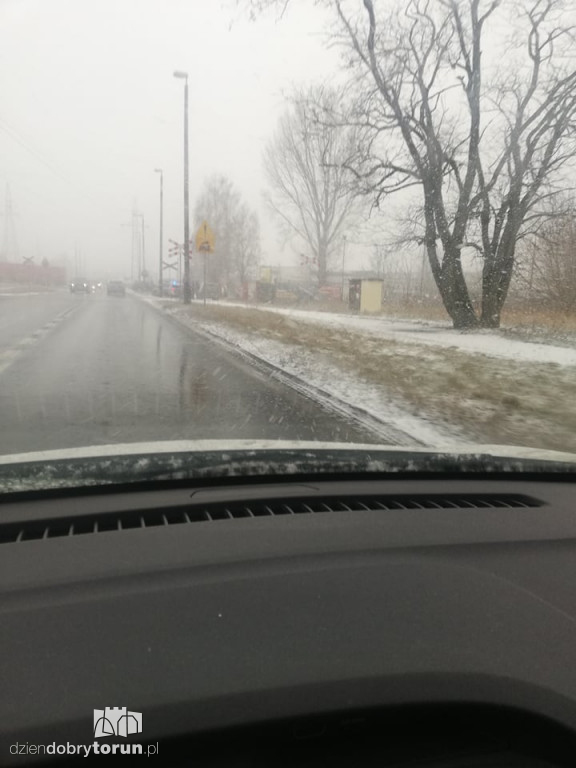 Toruń: kolizja pojazdów przy ul. Równinnej