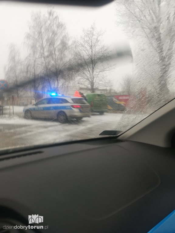 Toruń: kolizja pojazdów przy ul. Równinnej