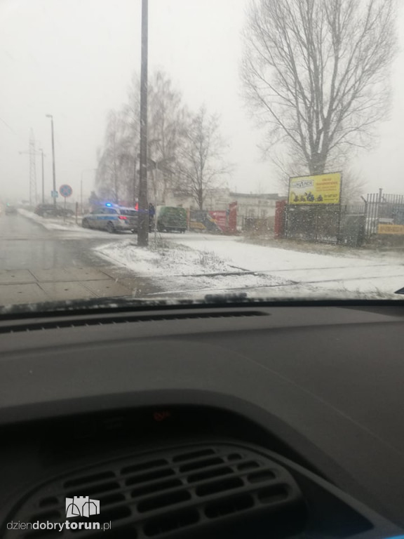 Toruń: kolizja pojazdów przy ul. Równinnej