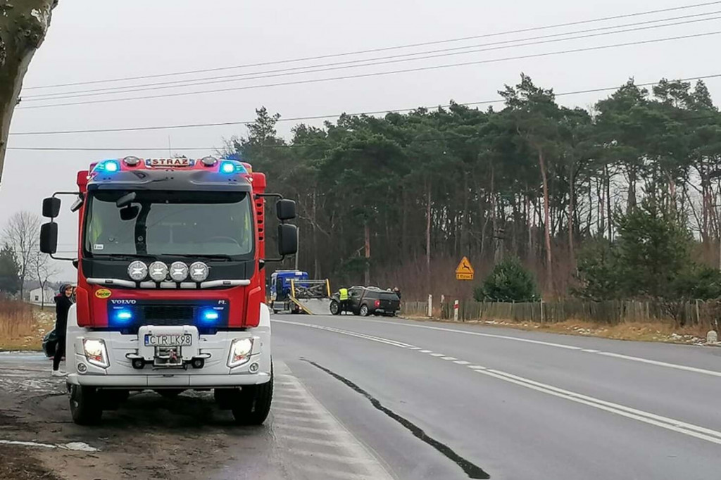 Wypadek w Toporzysku pod Toruniem
