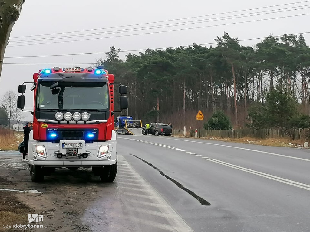 Wypadek w Toporzysku pod Toruniem