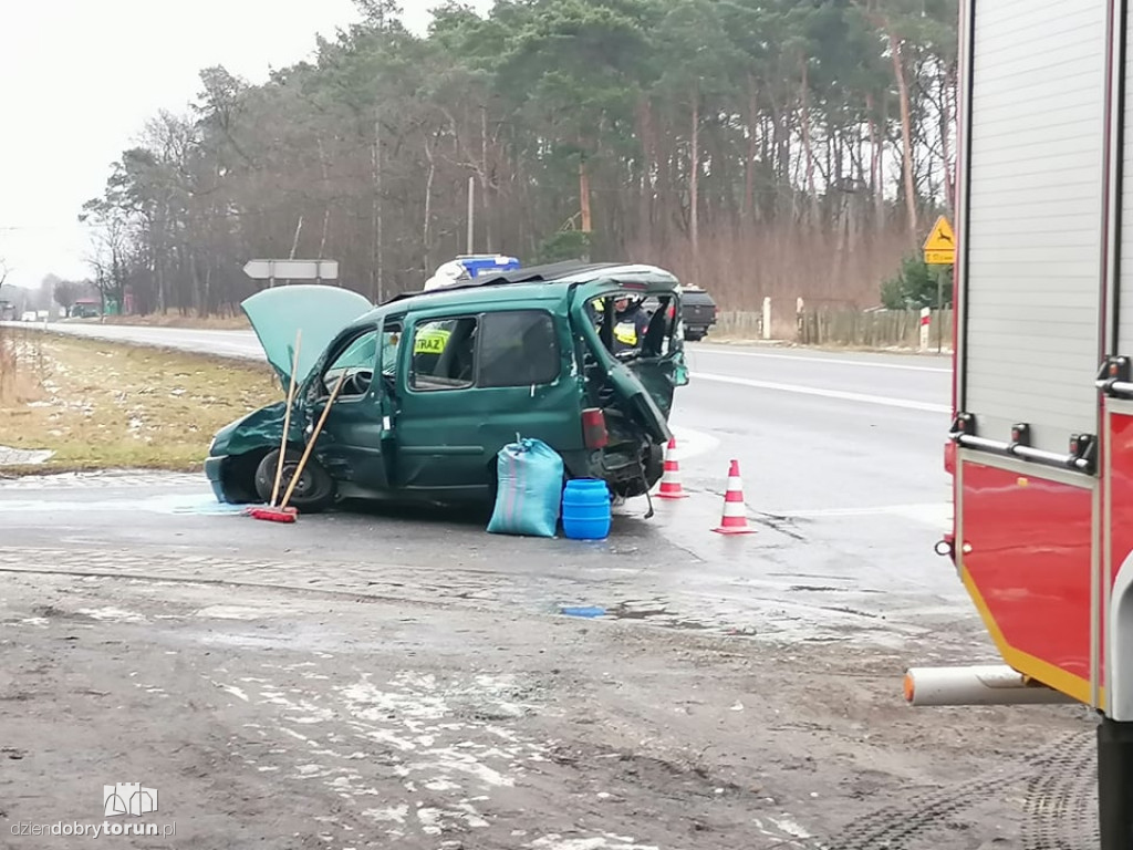 Wypadek w Toporzysku pod Toruniem