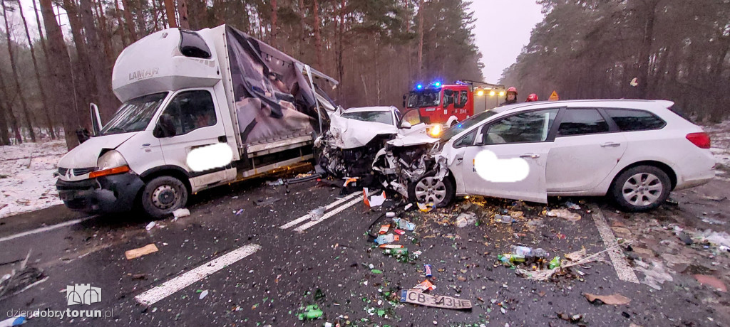 Karambol na DK 10 na wysokości Emilianowa