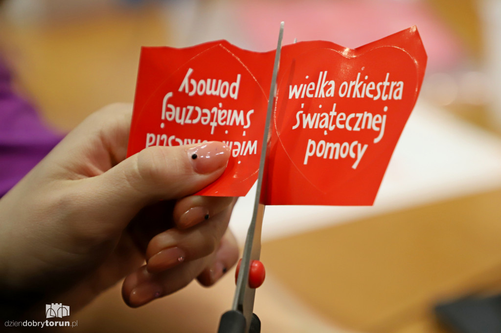 Wiosłowanie dla WOŚP w Atrium Copernicus
