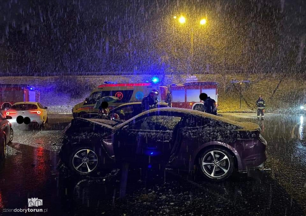 Toruń: wypadek przy placu Armii Krajowej