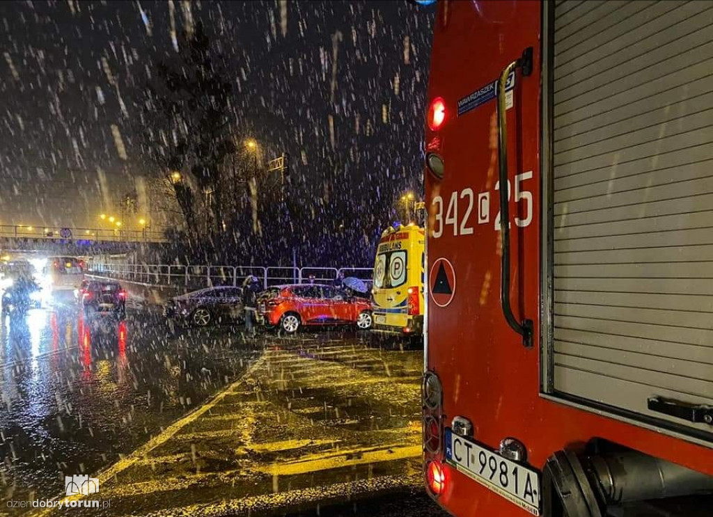 Toruń: wypadek przy placu Armii Krajowej