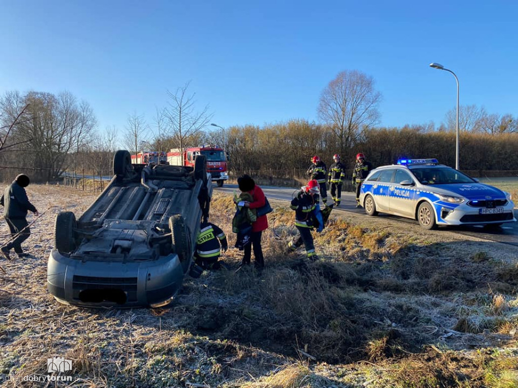 Toruń: zdarzenie z udziałem osobówki
