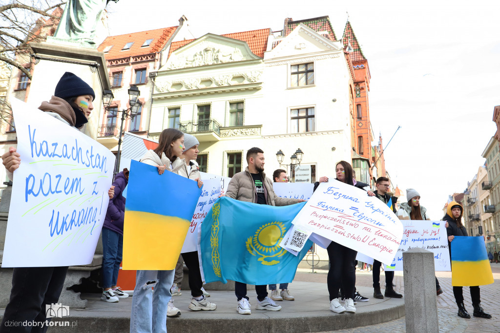 Toruń: manifestacja dla wolnej Ukrainy