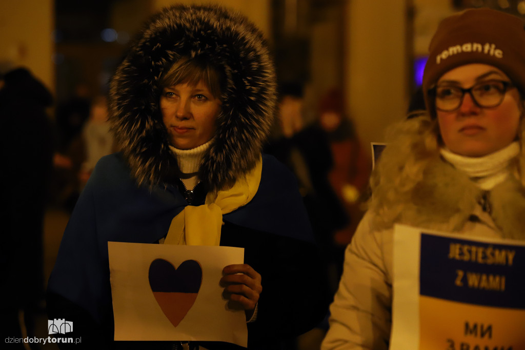 Toruń ponownie solidarny z Ukrainą