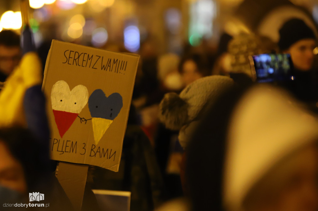 Toruń ponownie solidarny z Ukrainą