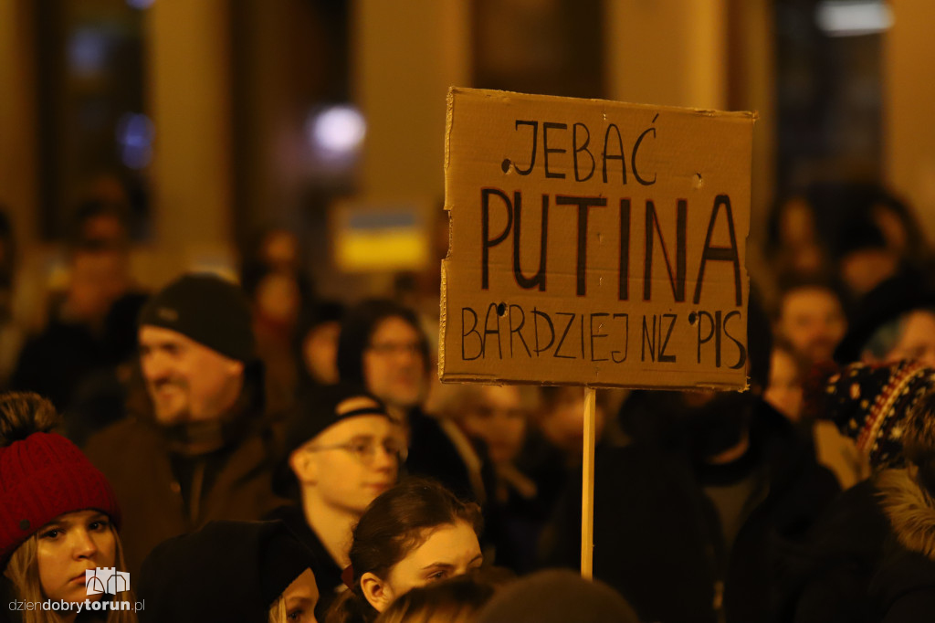 Toruń ponownie solidarny z Ukrainą