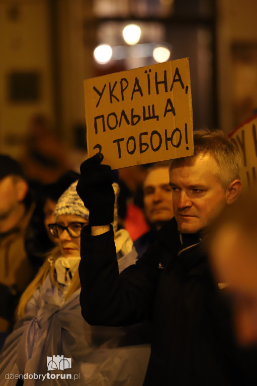 Toruń ponownie solidarny z Ukrainą