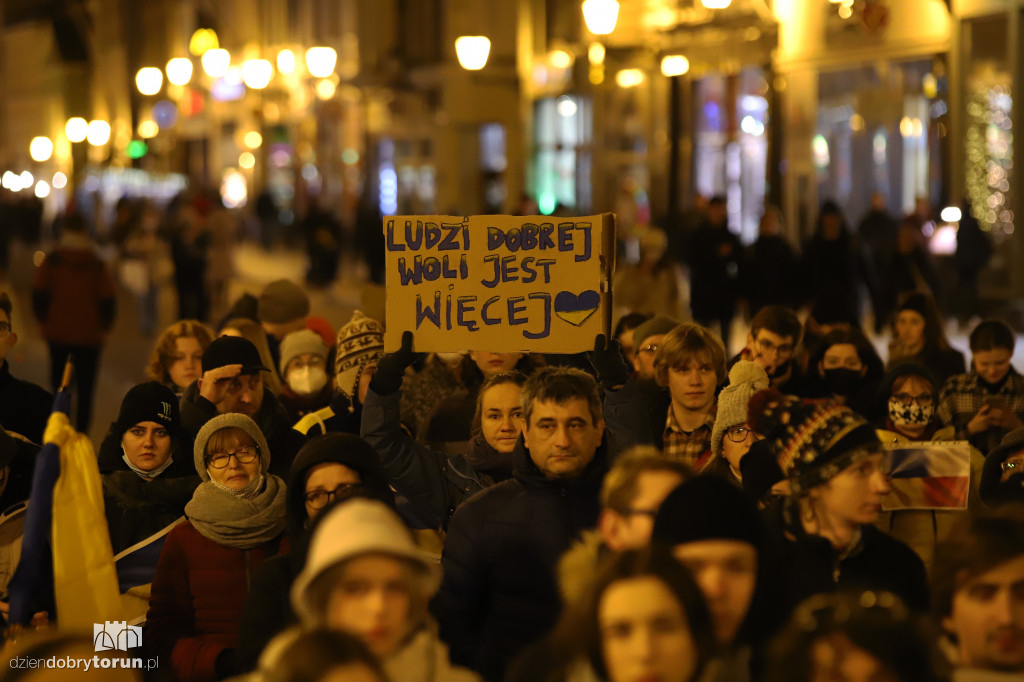 Toruń ponownie solidarny z Ukrainą