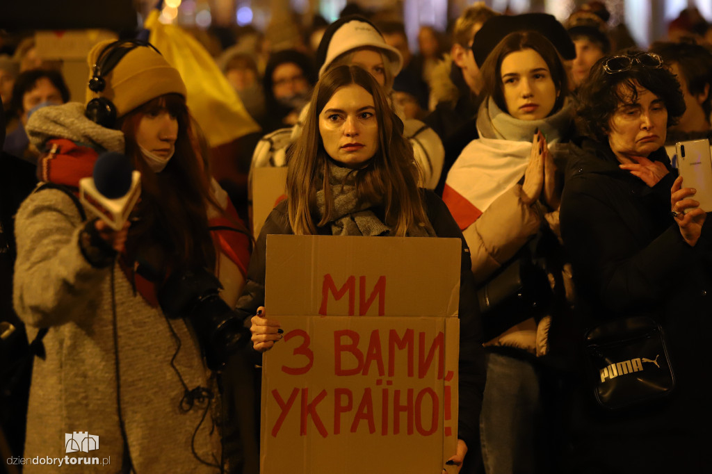 Toruń ponownie solidarny z Ukrainą