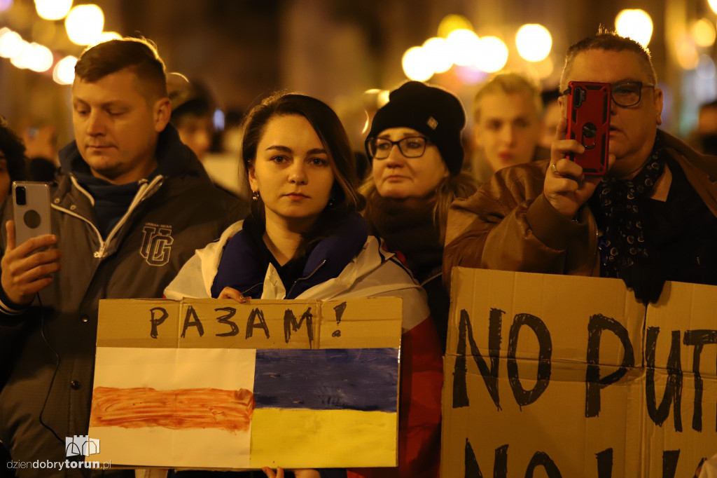 Toruń ponownie solidarny z Ukrainą
