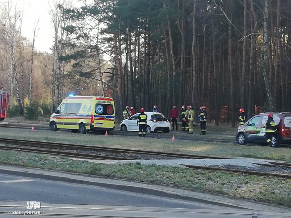 Toruń: zderzenie dwóch aut na Skarpie