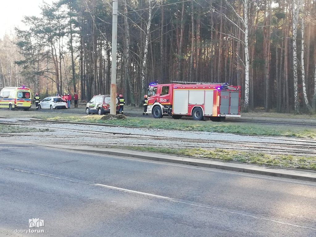 Toruń: zderzenie dwóch aut na Skarpie