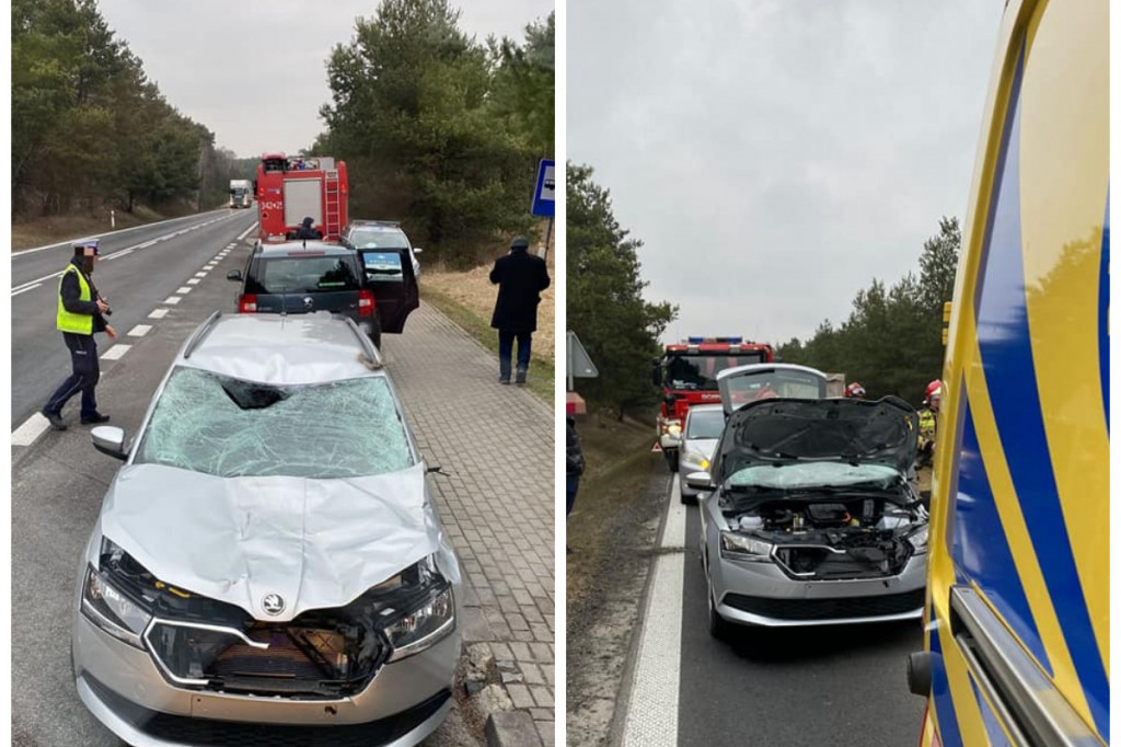 Wypadek we wsi pod Toruniem