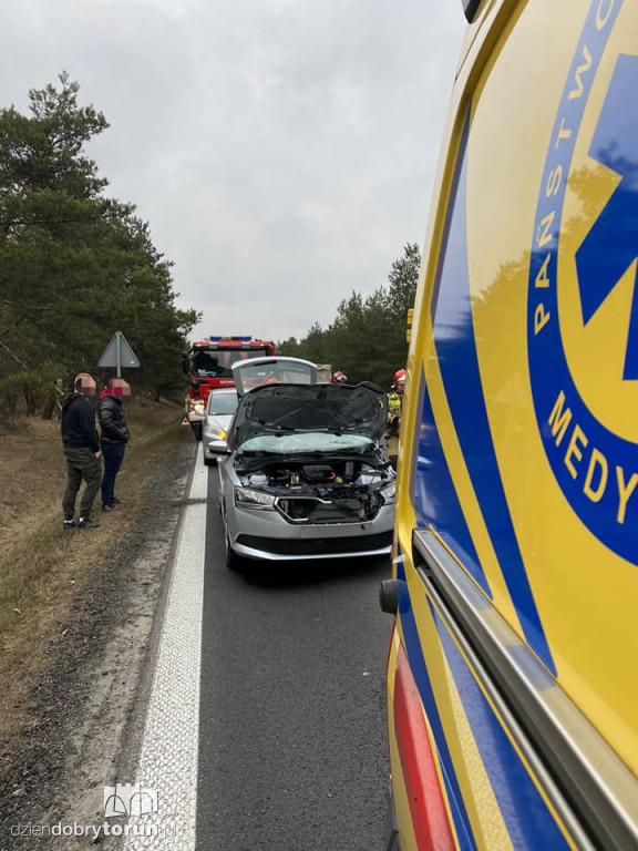 Wypadek we wsi pod Toruniem
