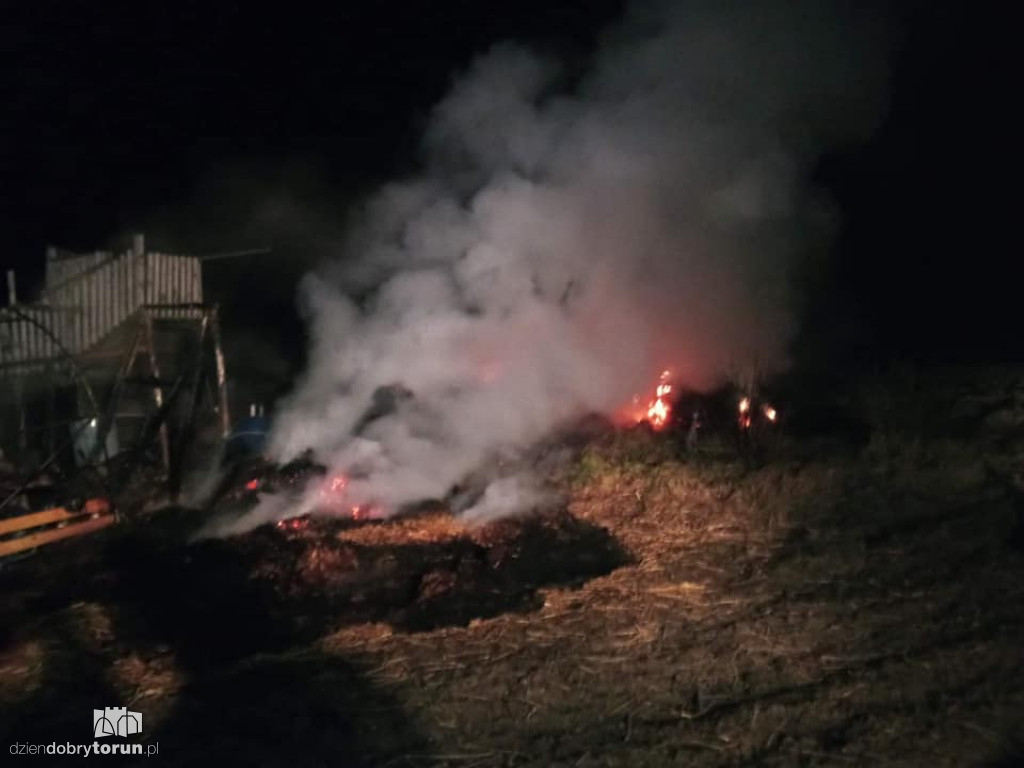 Pożar we wsi pod Toruniem