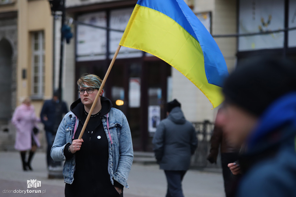 Manifestacja ,,Slava Ukraini!''