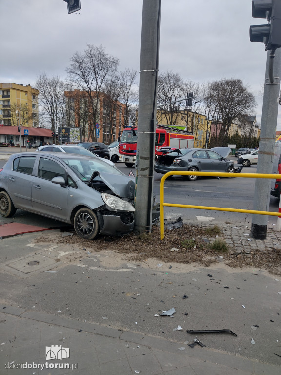 Toruń: zderzenie aut przy Żwirki i Wigury