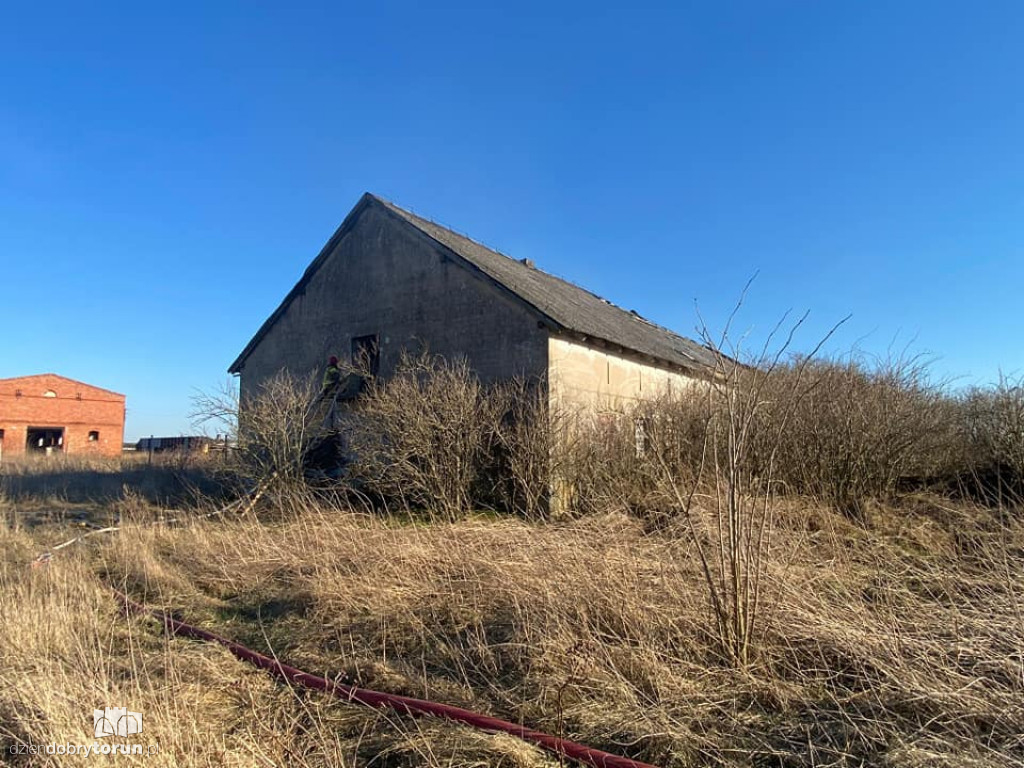 Dwa pożary w gminie pod Toruniem