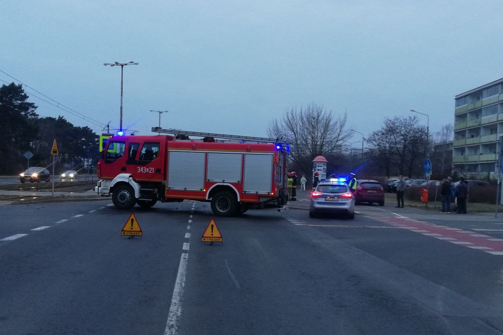 Toruń: kolizja dwóch aut Na Skarpie!