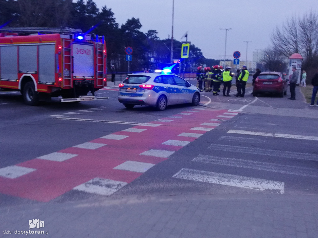 Toruń: kolizja dwóch aut Na Skarpie!