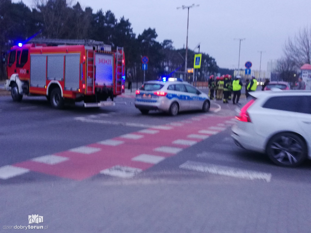 Toruń: kolizja dwóch aut Na Skarpie!