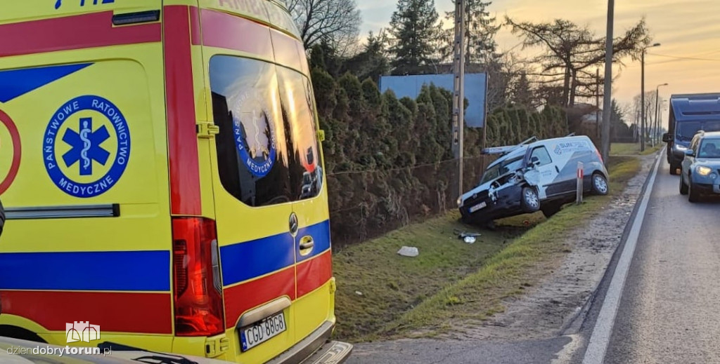 Zderzenie trzech aut pod Toruniem