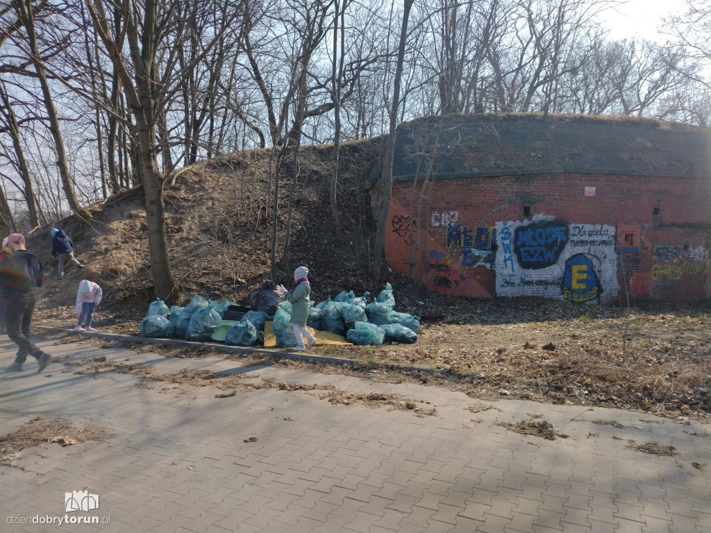 Mieszkańcy Stawek porządkowali teren