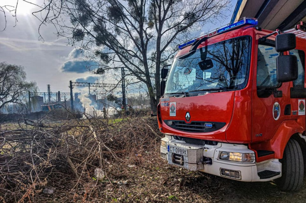 Toruń: pożar przy Kościuszki