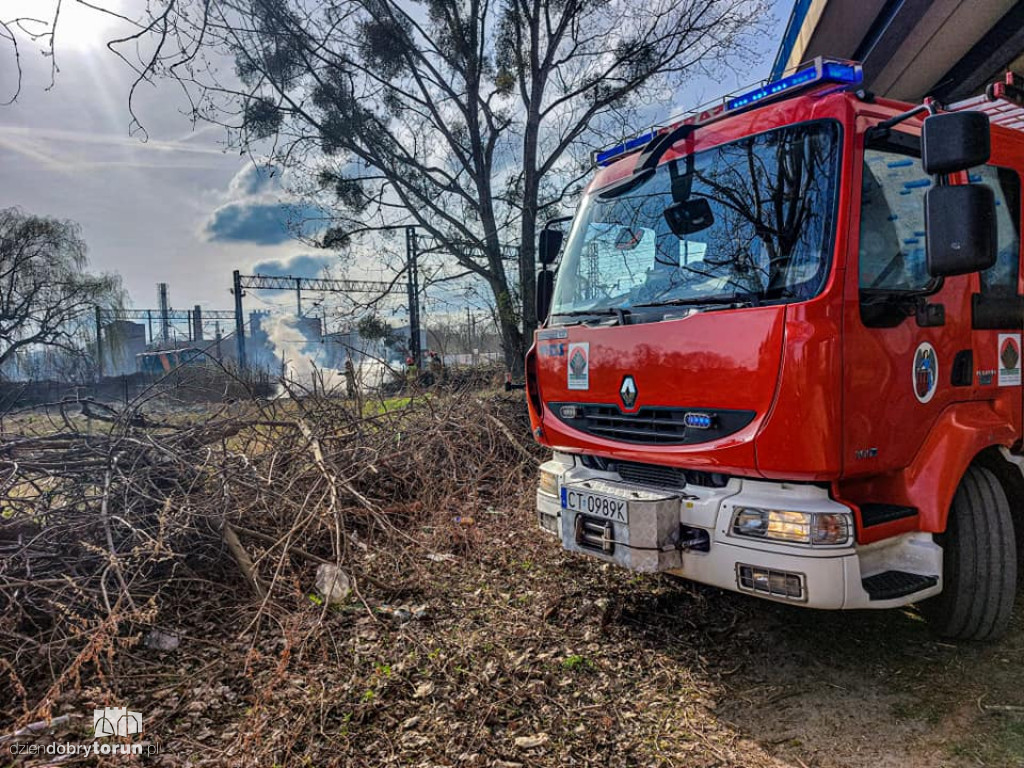 Toruń: pożar przy Kościuszki