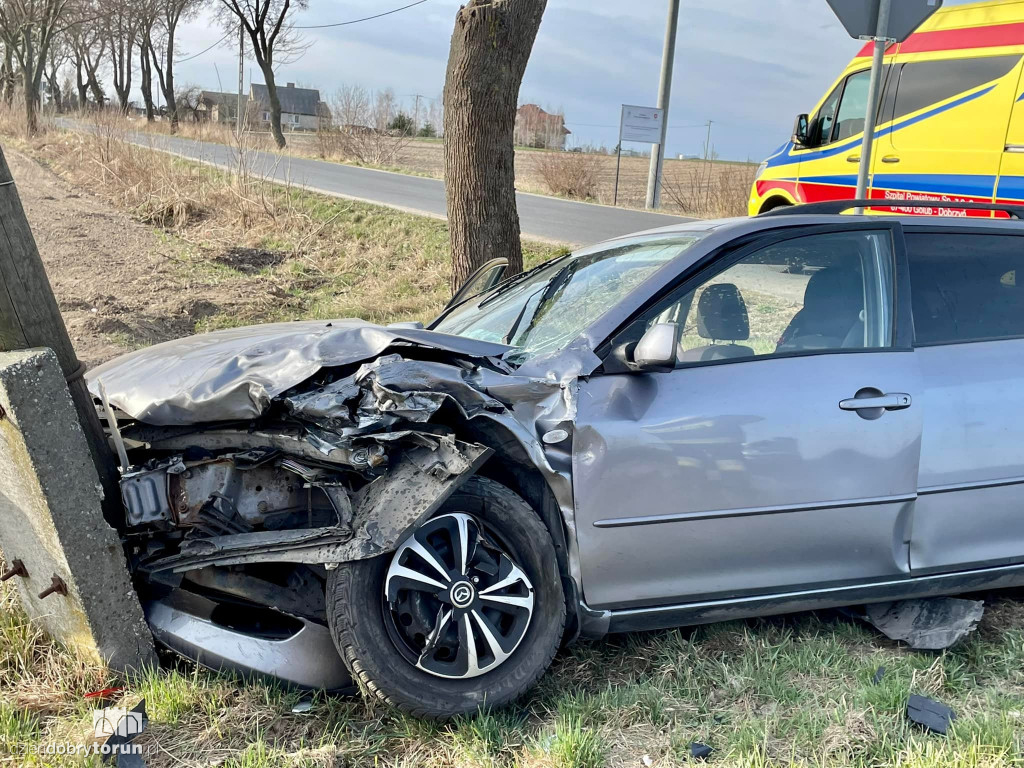 Wypadek na DK 15 w pobliżu Torunia