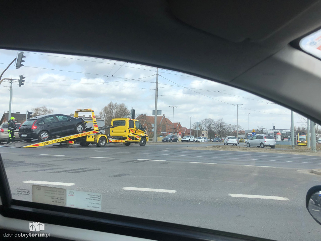 Toruń: kolizja na wiadukcie Kościuszki!