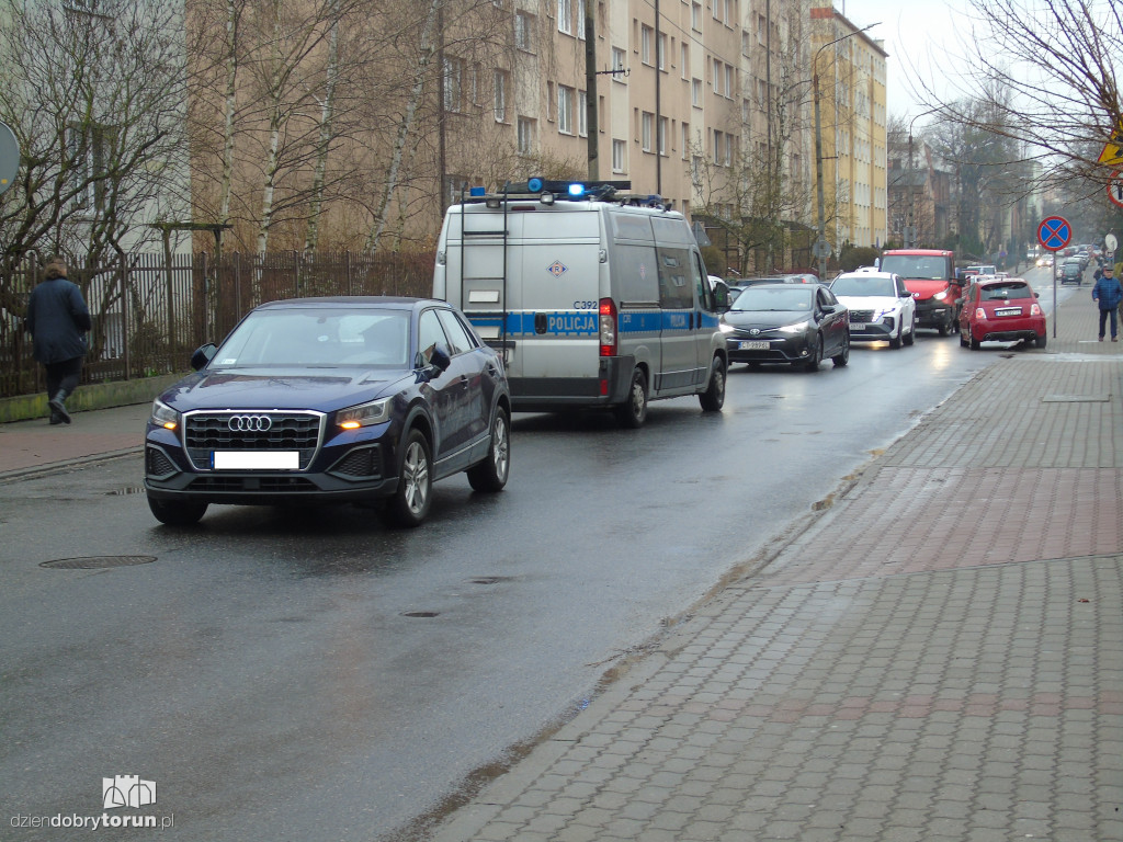 Potrącenie dziecka przy Krasińskiego w Toruniu