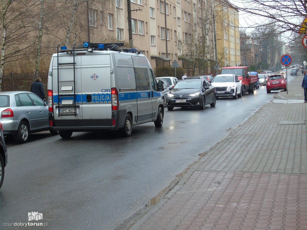 Potrącenie dziecka przy Krasińskiego w Toruniu