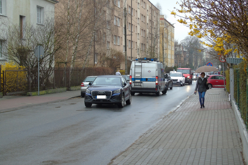 Potrącenie dziecka przy Krasińskiego w Toruniu