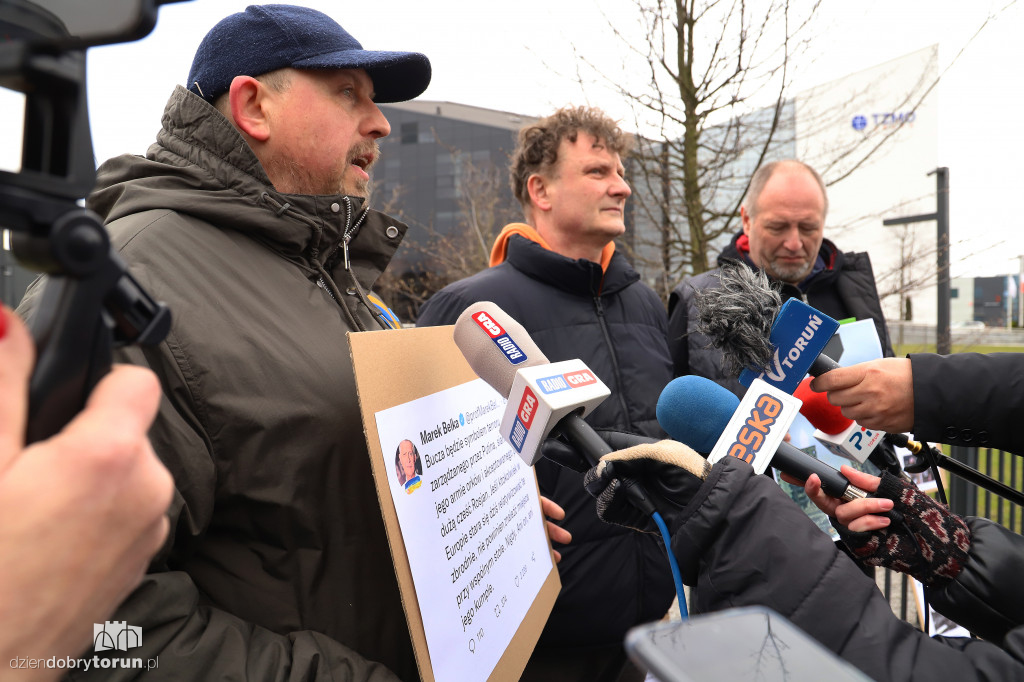 Protest pod TZMO