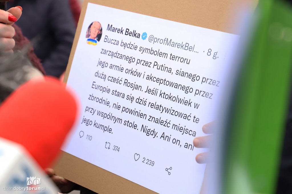 Protest pod TZMO